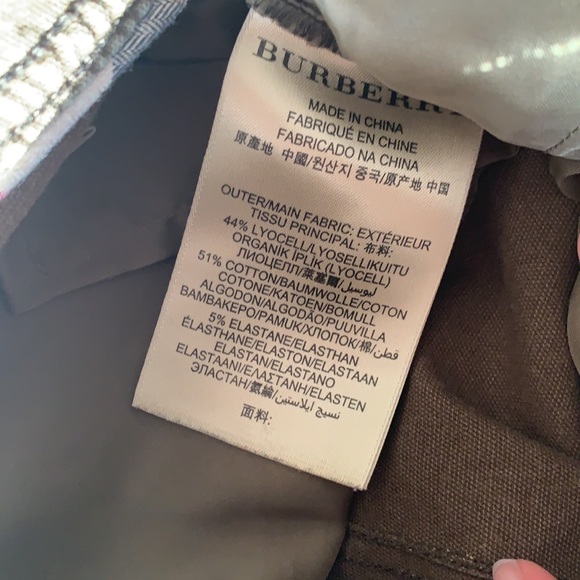 Burberry linen fitted Cargo pants - Picture 5 of 9